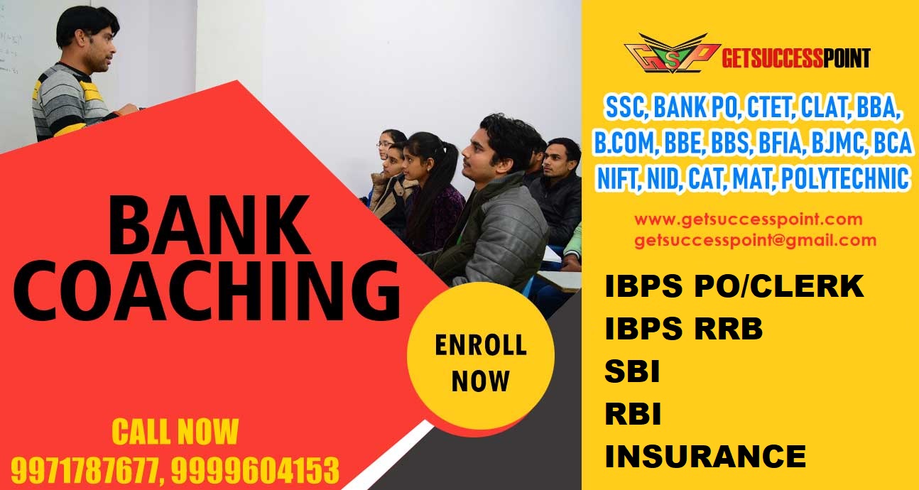 bank coaching in delhi | ibps clerk ibps po insurance payment bank